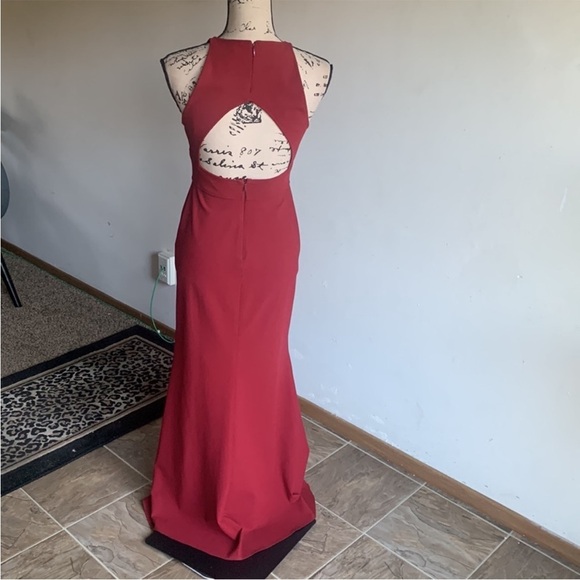 JILL Jill Stuart Cut Out Back Formal Floor Length Gown Sz 2 - Picture 7 of 14